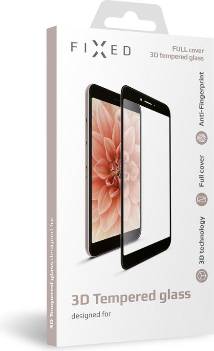 Actual product image Fixed 3D Tempered Glass for Apple iPhone XR/11, black (1 Piece, Apple iPhone XR)