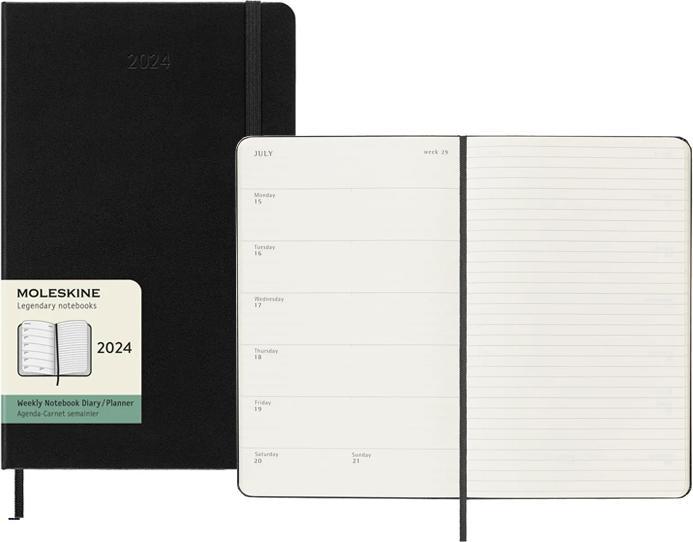 Produktbild Moleskine Weekly (13 x 21 cm, Englisch)