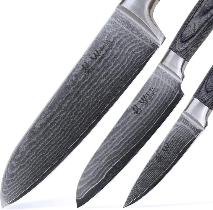 Actual product image Wakoli Edis 3 piece damask knife set (16 cm)