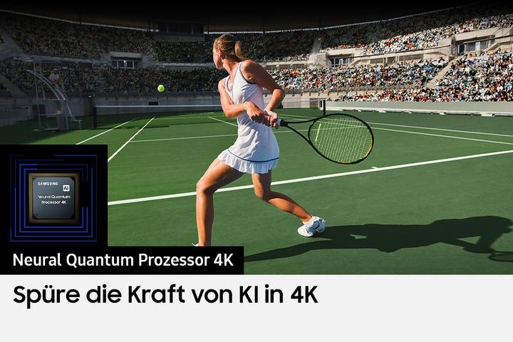 Actual product image Samsung 75Q80C QLED Smart TV (75 inch / 189 cm, UHD 4K, 100Hz, HDR10+, Simple Chamfer, Tizen) (75", Q80C, QLED, 4K)