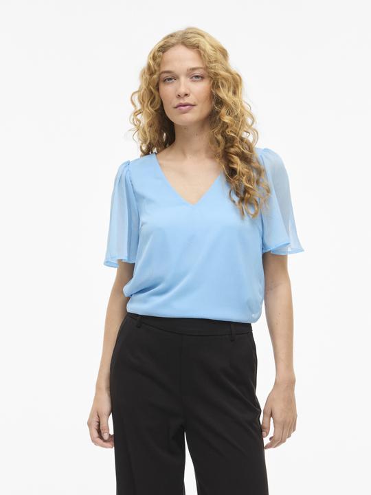 Immagine prodotto Vila VIFALIA V-Ausschnitt Oberteil mit kurzen Ärmeln (38)