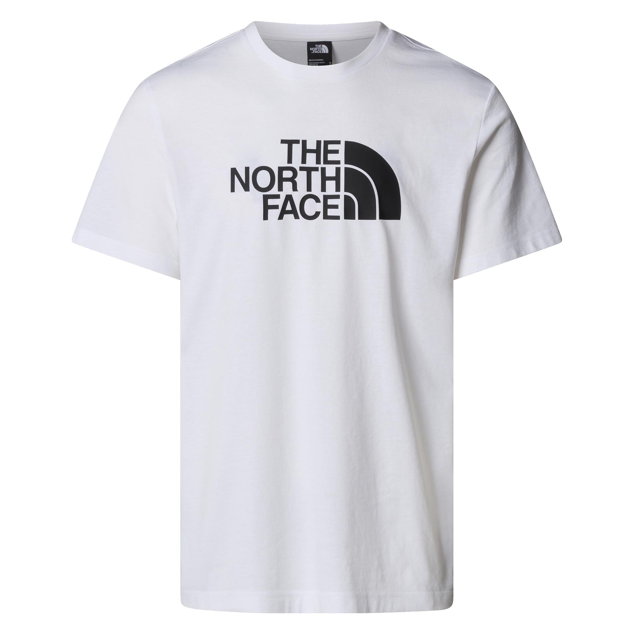 North Face, Mannen, T-shirts, Gemakkelijk T-shirt S/S, Wit, (L)