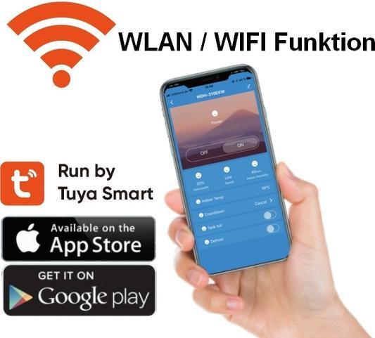 Actual product image WDH 310EKW 12L Dehumidifier (25 m², 12 l/24h)