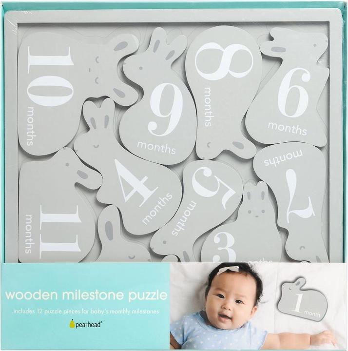 Actual product image Pearhead Milestones puzzle (12 pieces)