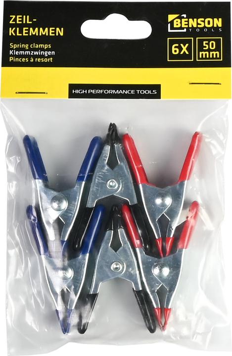 Actual product image Benson Spring clamp mini 6 pcs (30 mm)