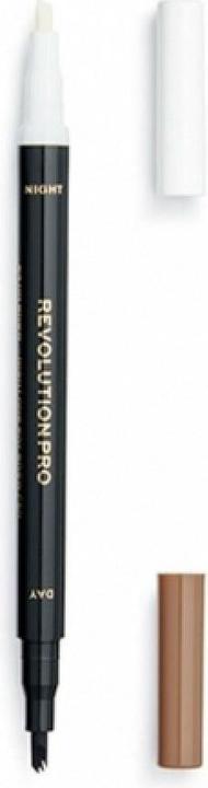 Actual product image Makeup Revolution Revolution PRO Day & Night Brow Pen (Ash Brown)