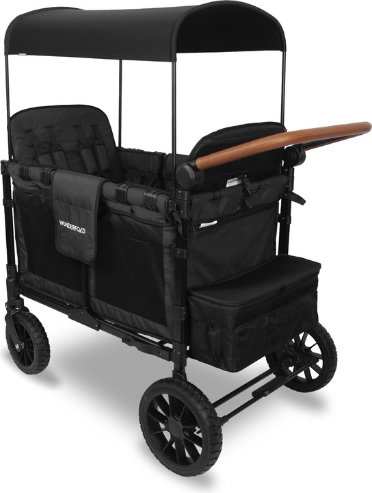 WonderFold W4 Luxe Quad Stroller Wagon