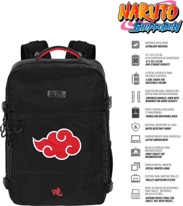 Actual product image Karactermania Large Mercury Travel Backpack 47x23x33cm Clouds