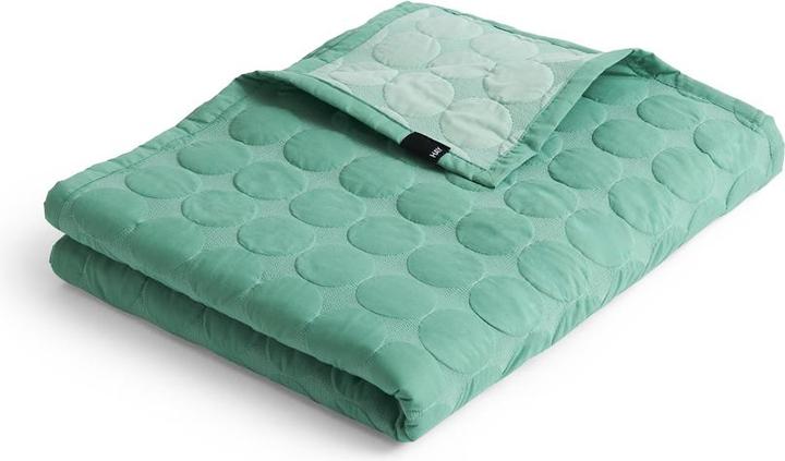 Produktbild HAY Mega Dot Organic Bed cover W235 x L245 Sea green (235 x 245 cm)