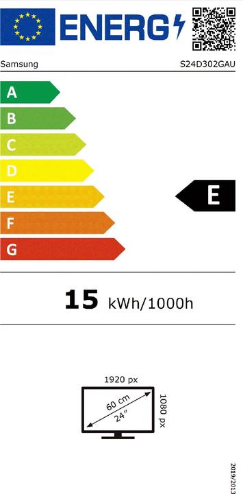 Energie-Label Samsung S24D302G (1920 x 1080 Pixel, 24")