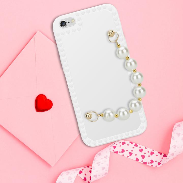 Actual product image Cadorabo Case for Apple iPhone 6 / 6S in TPU pearl style (Apple iPhone 6)