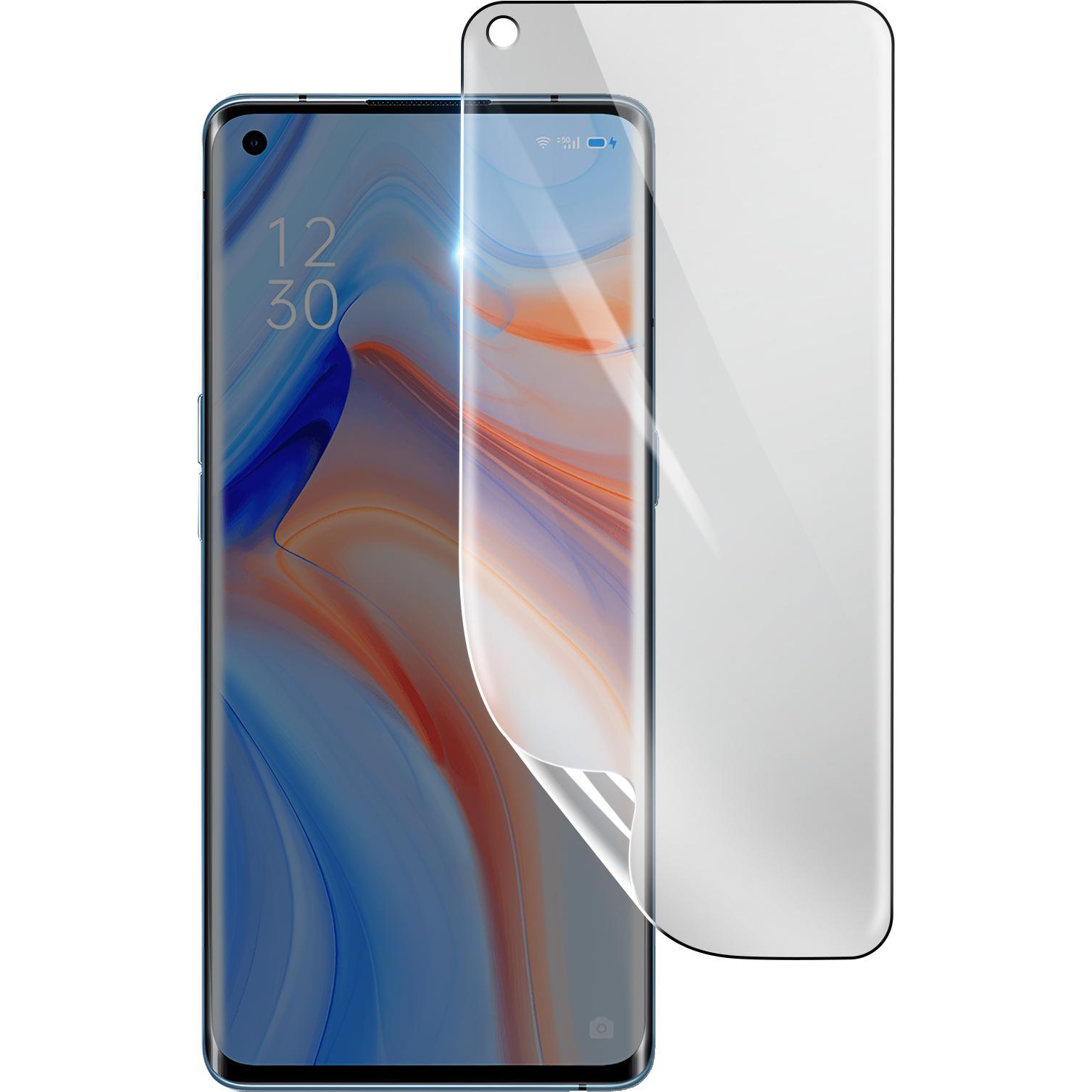 3MK Hydrogel Bildschirmfolie für Oppo Reno 4 Pro 5G (1 Stück, Oppo Reno 4 Pro 5G), Smartphone Schutzfolie, Transparent