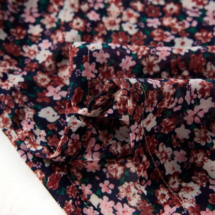 Produktbild vidaXL Kinder-Langarmbluse Dunkelrosa 104,Material: 100