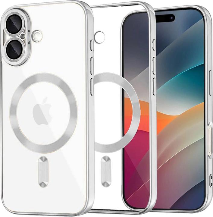 Produktbild Techsuit - Luxury Crystal MagSafe - iPhone 17 - Silver (Apple iPhone 17)