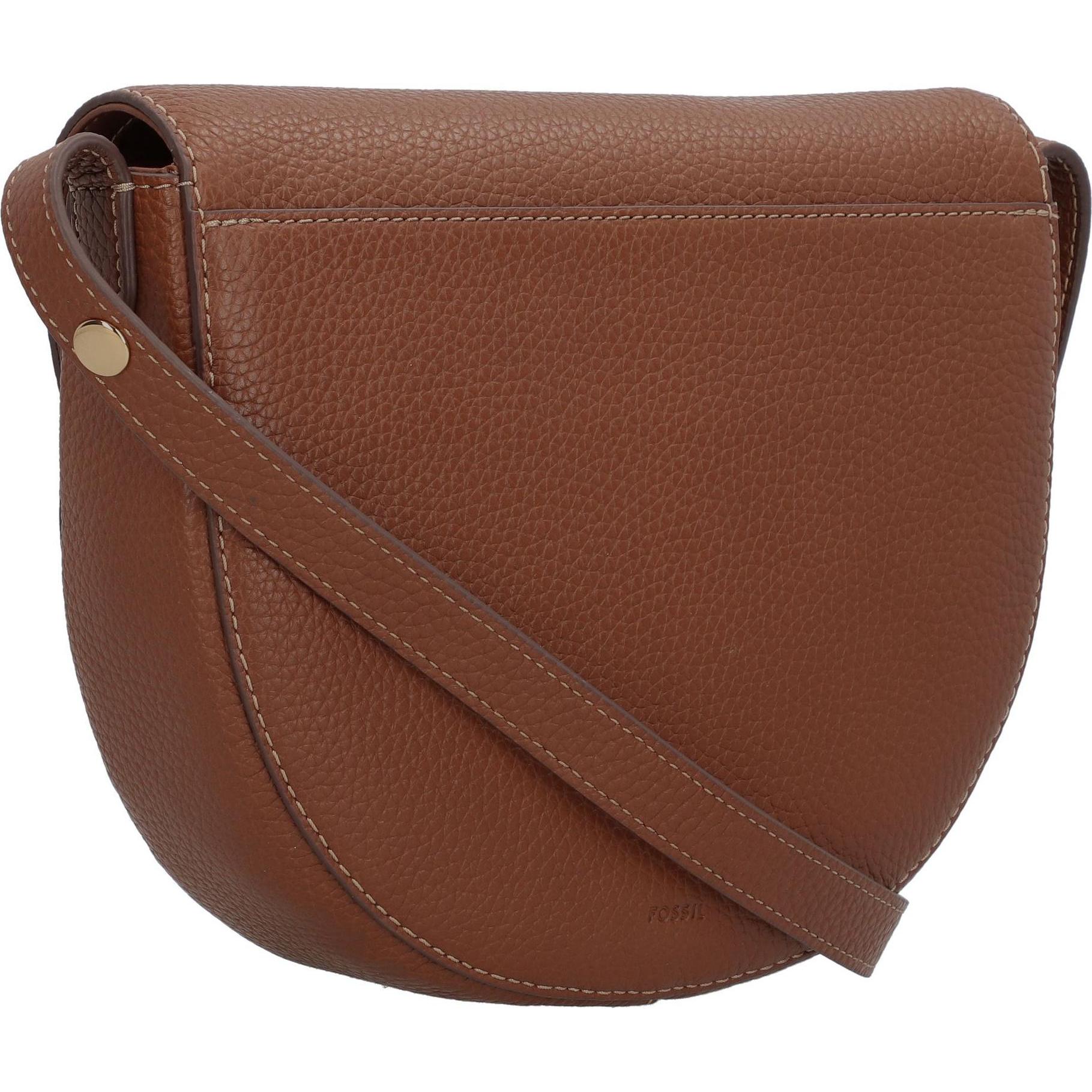 Thumbnail - Fossil, Handtasche, Everleigh Schultertasche Leder 22.5 cm, Braun