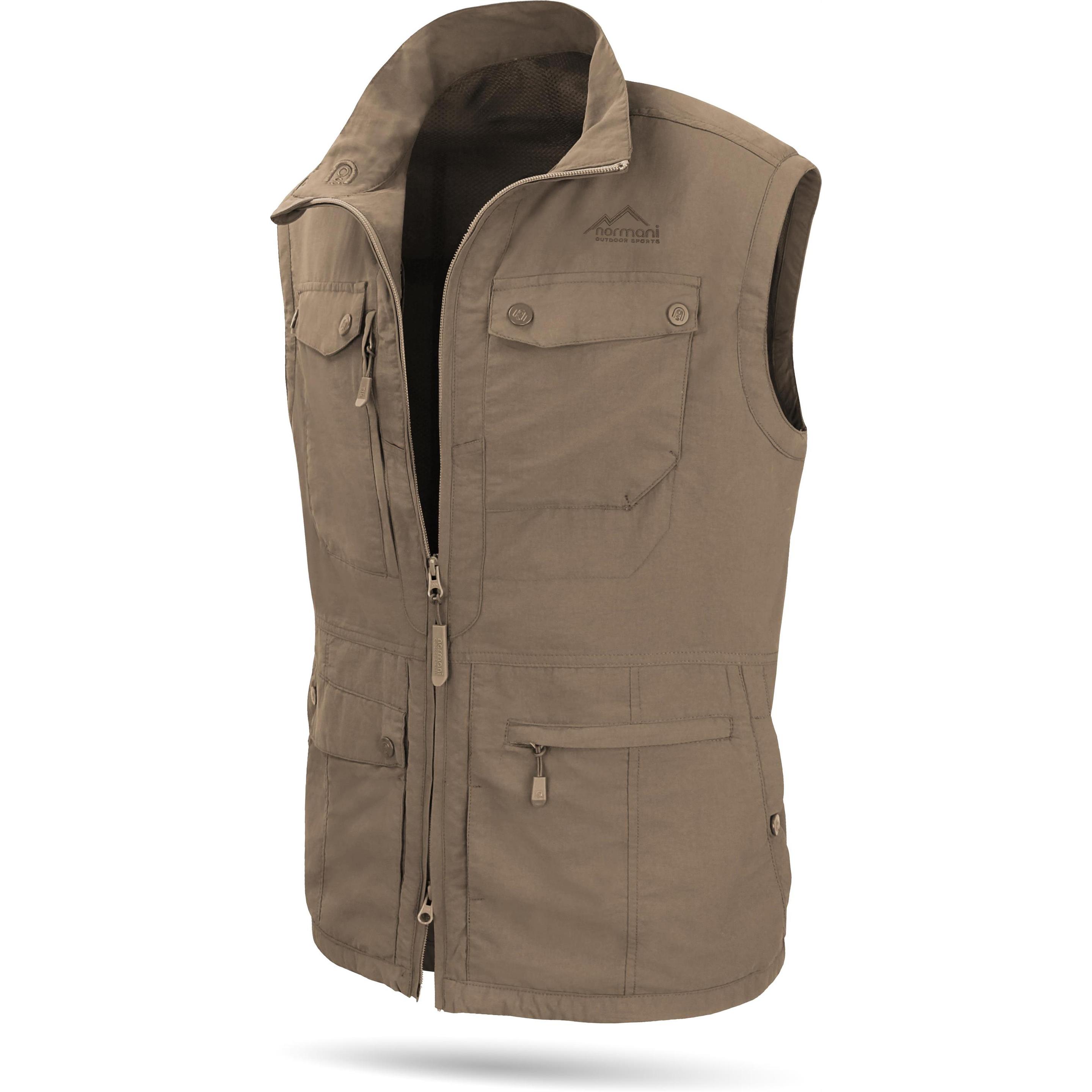 Thumbnail - Normani, Herren, Weste, Herren Outdoor Weste Kudu - 1485, Grün, (8XL)