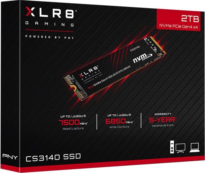 Actual product image PNY CS3140 (2000 GB, M.2 2280)