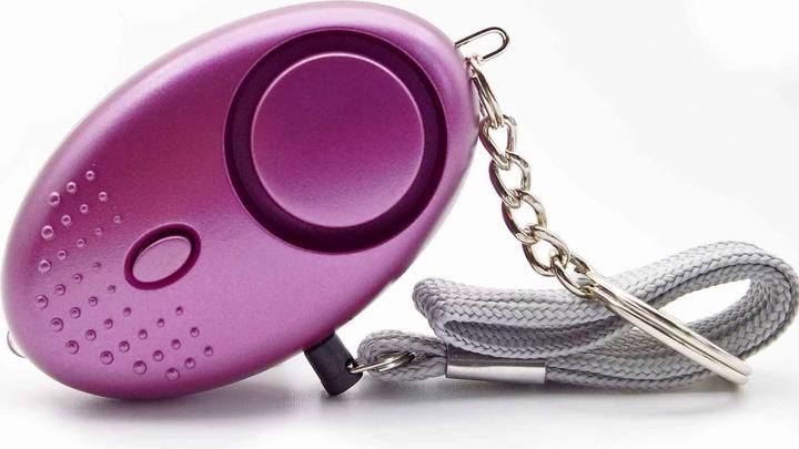 Swissdetector 140db Personenalarm mit LED - Selbstverteidigung - Rosa