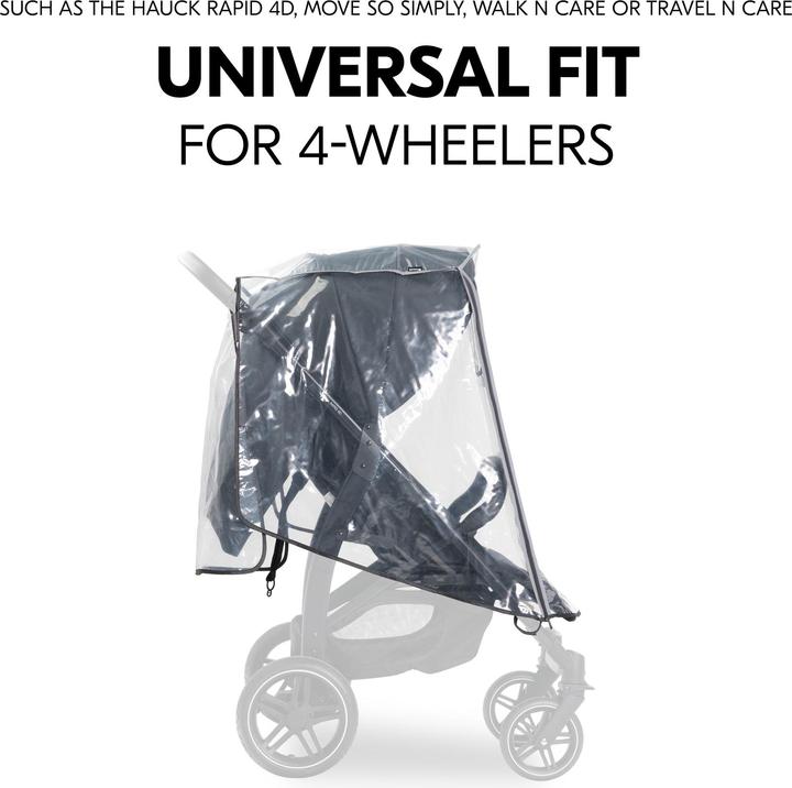 Image du produit Hauck Pushchair Raincover 4W