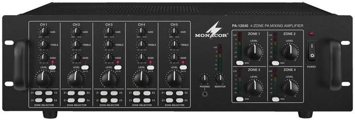 Produktbild Monacor ELA-Verstärker PA-12040 120 W 4-Kanal 4- (Verstärker)