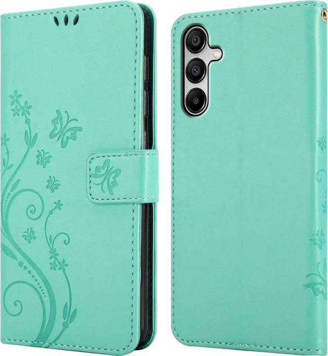 Produktbild Cadorabo Hülle für Samsung Galaxy A16 mit Blumen Muster (Samsung Galaxy A16)