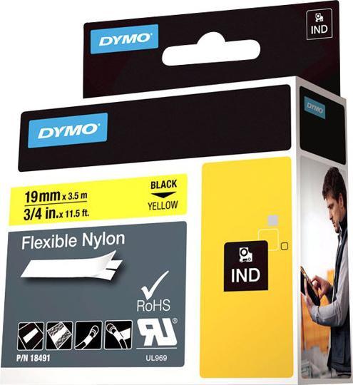 Produktbild Dymo RhinoPRO Flexibles Nylonband (1.90 cm, Schwarz)
