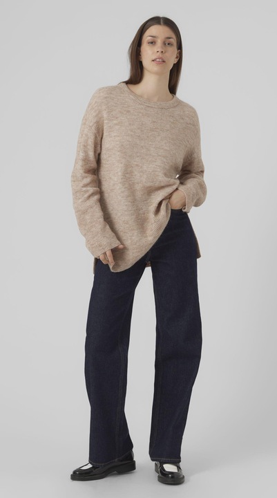 Immagine prodotto Vero Moda VMPALMA LS OVERSIZE O-NECK PULLOVER LCS Maglione lavorato a maglia (XS)