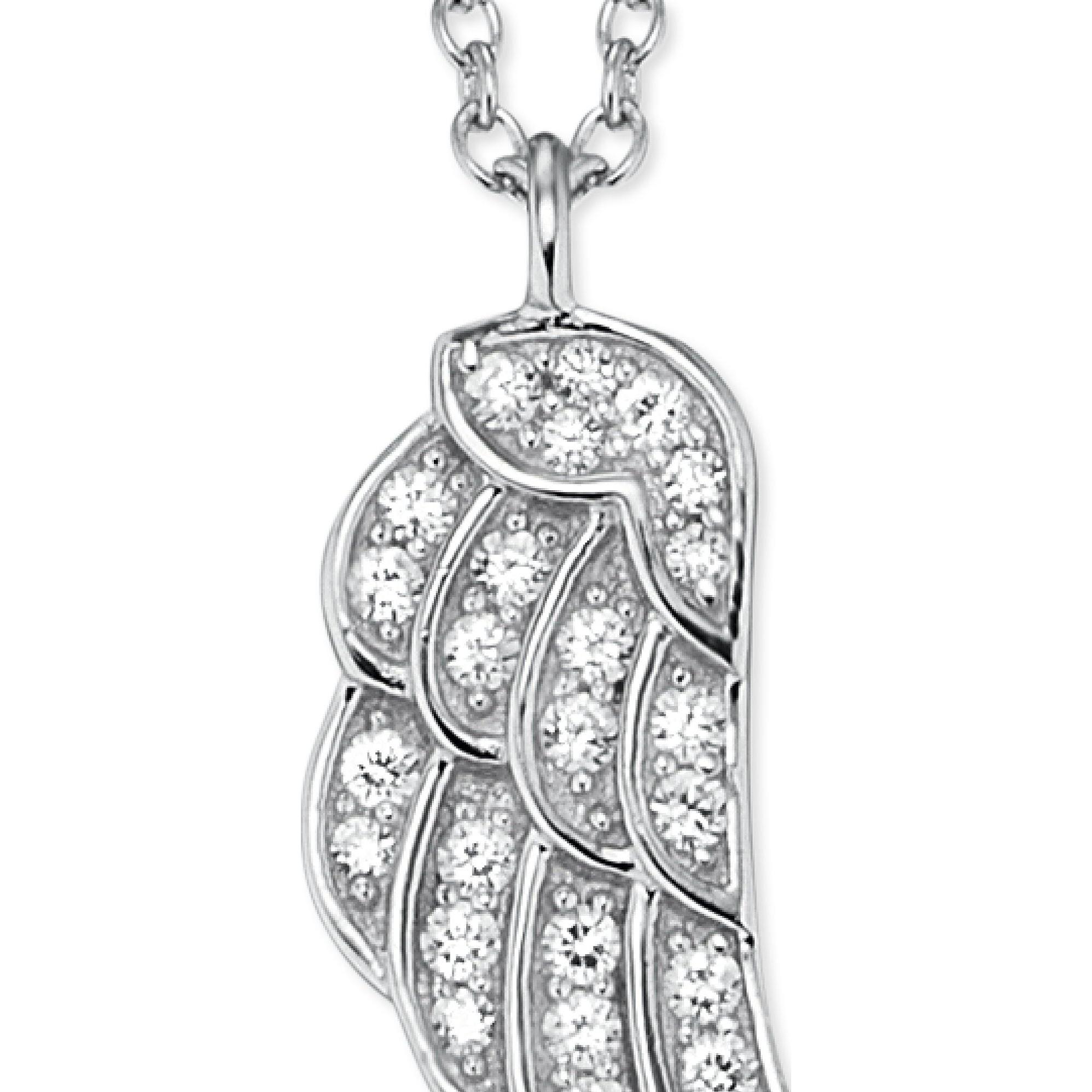 Thumbnail - Engelsrufer, Halsschmuck, Halskette Flügel, (925er Silber, 40 - 44 cm)