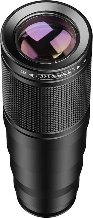 Produktbild Deltalabs Smartphone Teleskop-Objektiv 22x – Fisheye, Makro, Weitwinkel & Stativ