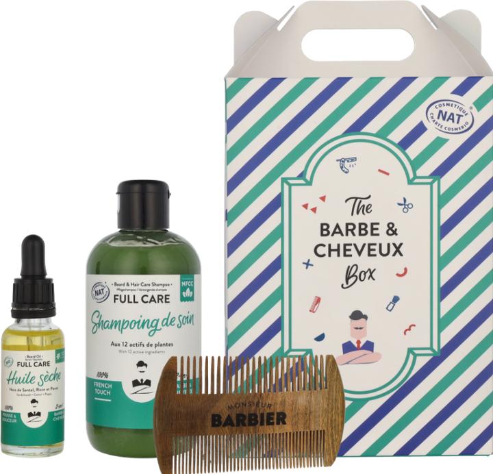 Produktbild Monsieur Barbier Die Bart & Haar Box (280 ml)