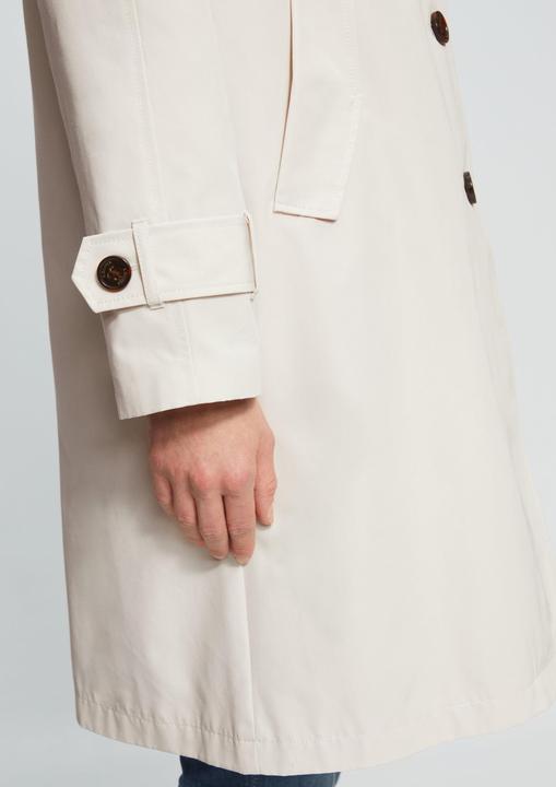 Image du produit S.Oliver Outdoor-Mantel Carcoat mit Rückenschlitz und Riegeldetail am Ärmel