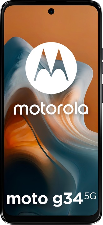 Actual product image Motorola Moto G34 (128 GB, Charcoal Black, 6.50", Dual SIM, 50 Mpx, 5G)