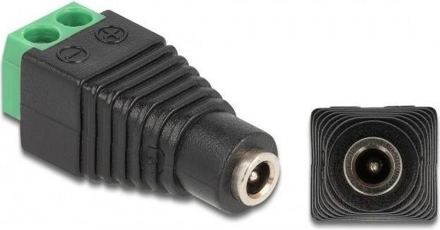 Actual product image Delock Adapter DC 1.35 x 3.5 mm female > terminal block 2 pin