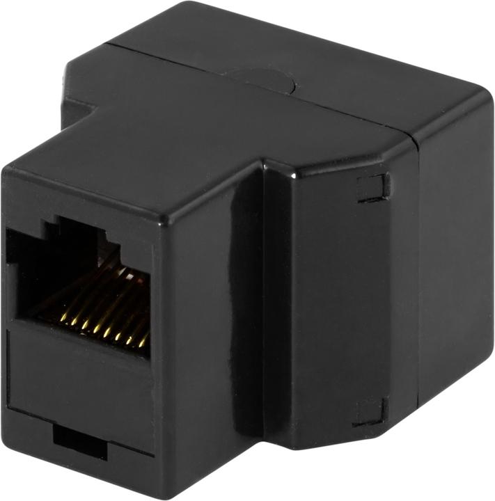 Deltaco Raccord de jonction 8P/8C RJ45 svart (Raccord réseau)
