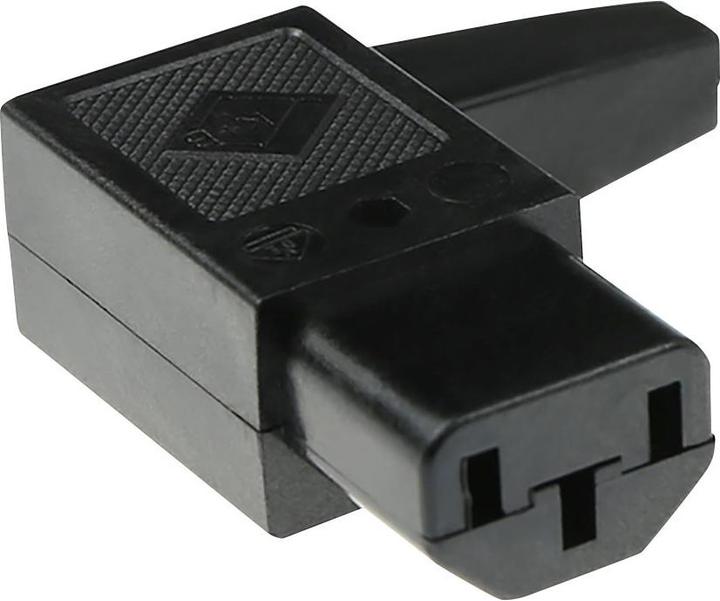 Produktbild MPE-Garry C13 Power connector female angled with cable outlet right