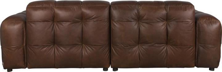 Actual product image Dutchbone Sofa Hackman 3-Seater Leather Chocolate (3-seater)