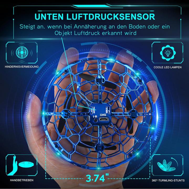 Actual product image Semai Mini UFO Drohne mit LED Licht