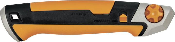Produktbild Fiskars Cuttermesser, Länge 16,5 cm, Inklusive Klinge (18mm), Rostfreier Stahl/Kunststoff, Schwarz/O (Cutter)