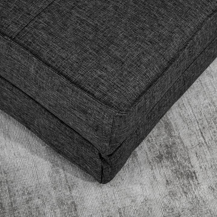 Immagine prodotto Homcom Bodensofa Polyester, Schaumstoff Dunkelgrau