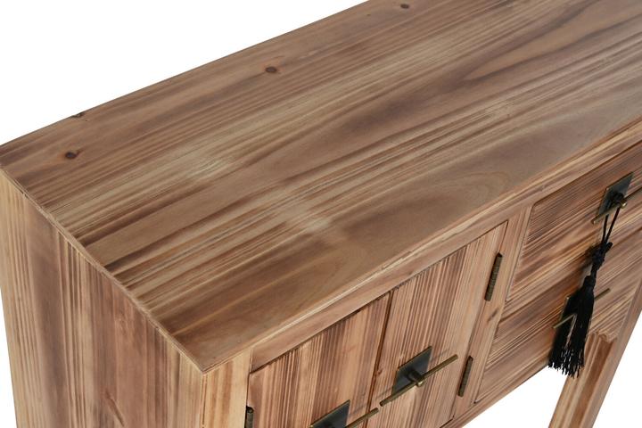 Produktbild Esprit Console Home Black Fir MDF Wood 64 x 26 x 83 cm