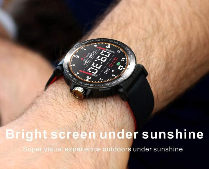 Actual product image Monkeylectric Full-Screen Touch Smart Watch with Heart Rate Monitor and IP68 Waterproof