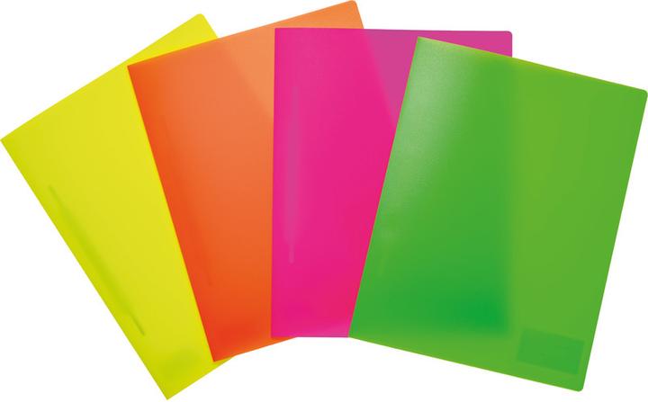 Produktbild HERMA Schnellhefter A4 Neon Transluzent (A4, 1x)