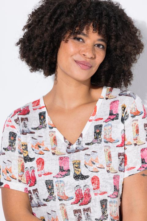 Actual product image Angel of Style T-Shirt, A-Linie, Cowboystiefel (54)