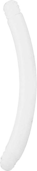 Actual product image Star Piercing Micro banana stick white (without brass, Bioflex)