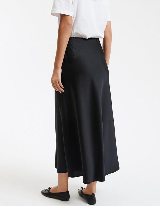 Produktbild La Redoute Collections Ausgestellter Maxirock aus mattem Satin (44)