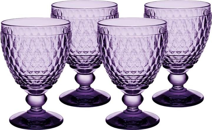 Actual product image Villeroy & Boch Red Wine Glass 4 pcs Boston Lavender (20 cl, 4 Glasses, Red wine glasses)