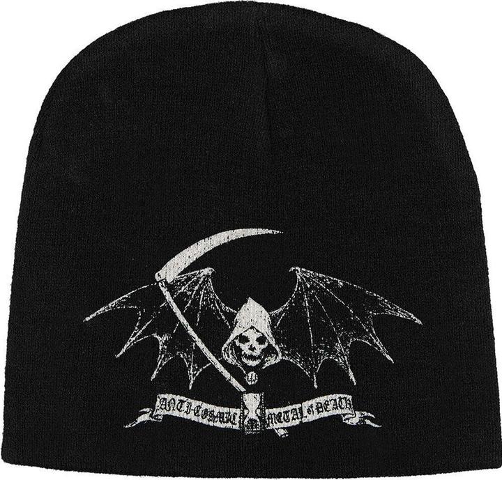 Actual product image Universal Textiles Unisex Adult Back Print Logo Beanie (One size)