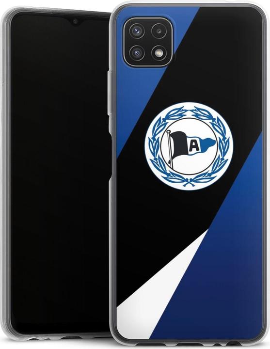 Produktbild DeinDesign Silikon Hülle für Samsung Galaxy A22 5G Handyhülle Case Smartphone Schutzhülle Arminia Bielefeld (Samsung Galaxy A22 5G)