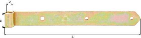 Actual product image GAH Hinge strip