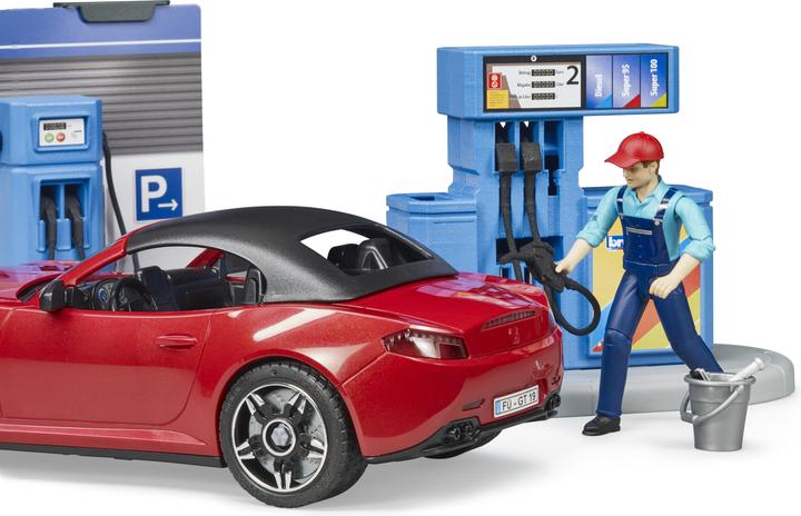 Image du produit Bruder Station-service bworld avec station de lavage
